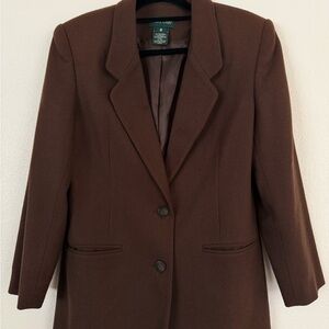 Hunt Club Dark Brown Blazer 8 size